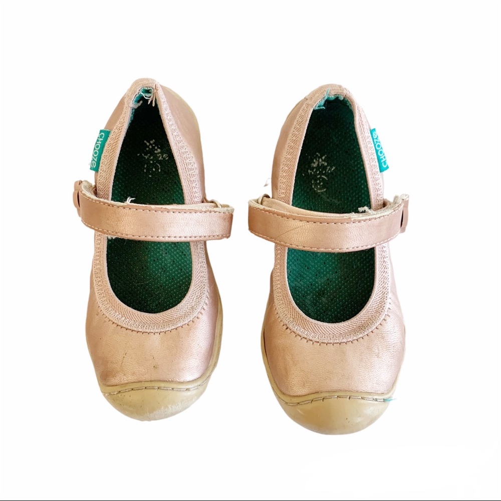 Chooze Rose Gold Mary Jane Shoes